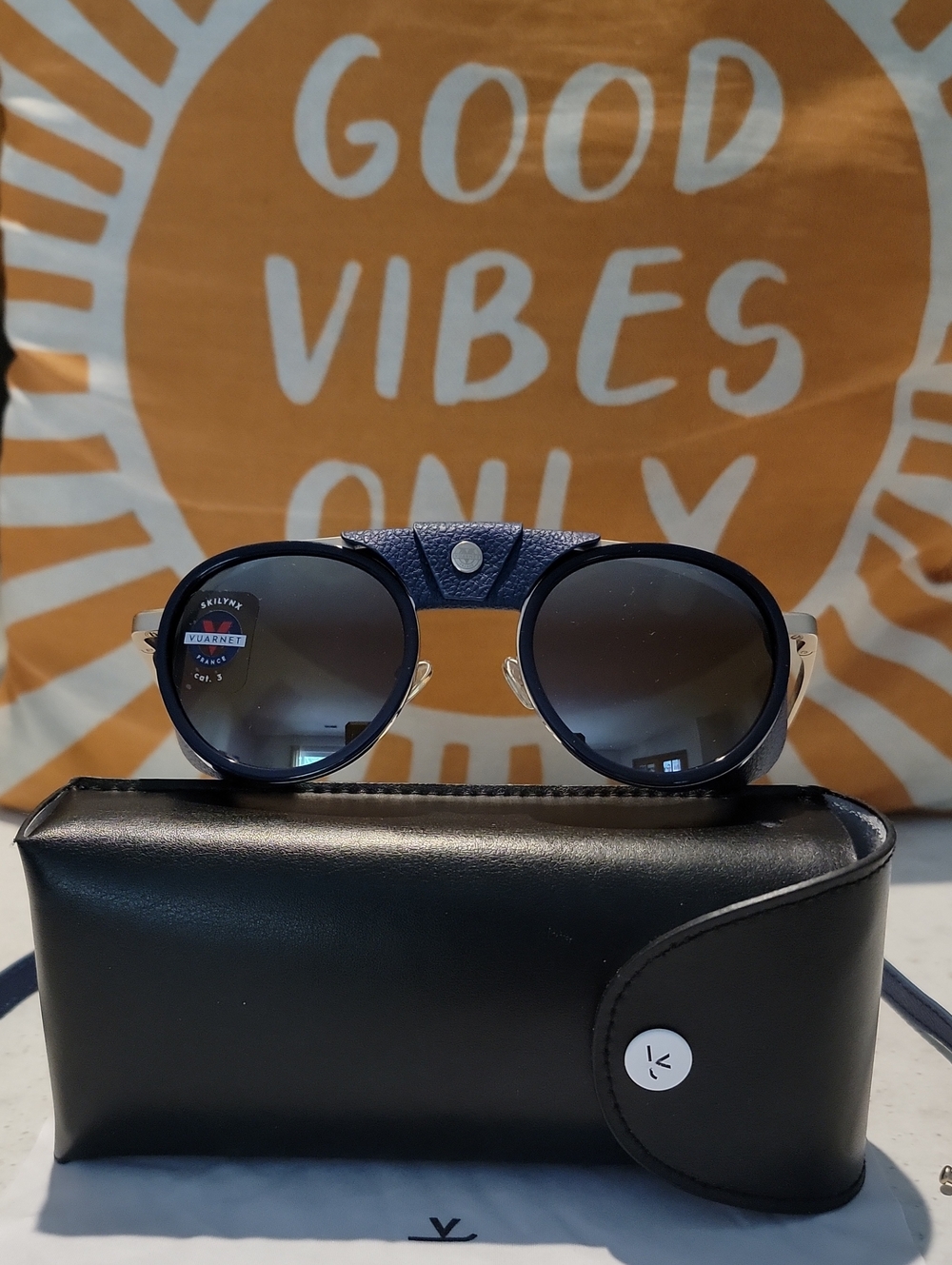Vuarnet Glacier Sunglasses Titanium Double Gradient Mineral Glass Lenses